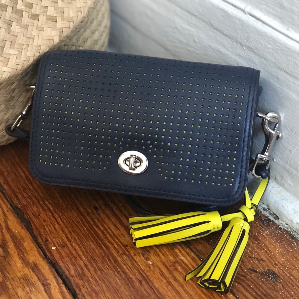 Coach crossbody fold over bag